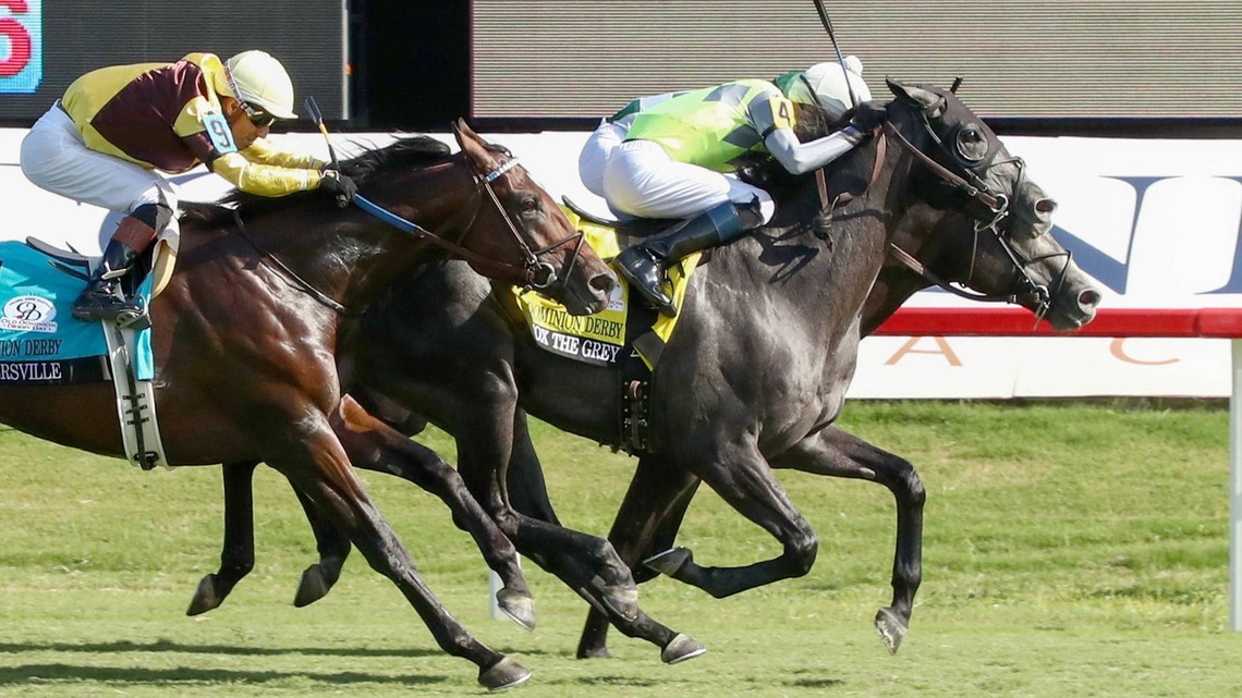 Colonial Downs: Lennox The Grey Wins Old Dominion Derby Thriller, Storm's Wake Takes Oaks 