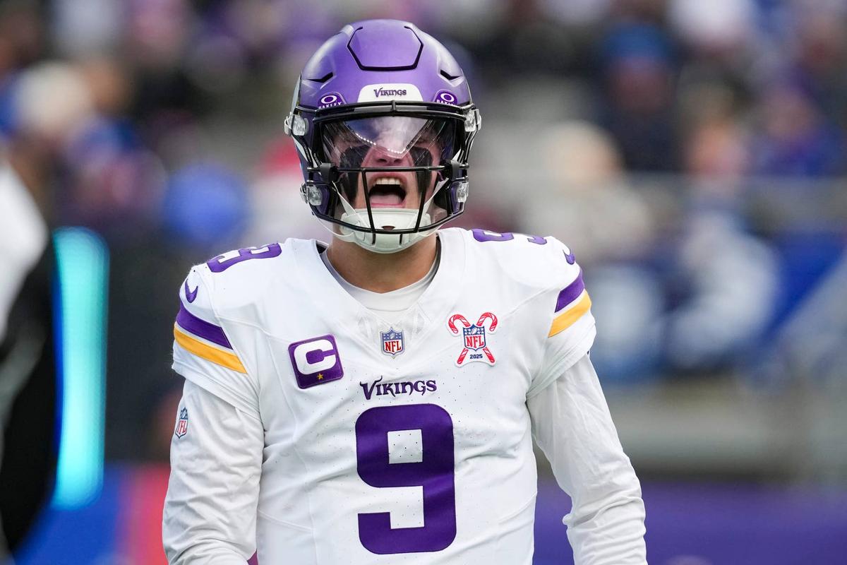  Minnesota Vikings quarterback J.J. McCarthy (9). Yannick Peterhans / USA TODAY NETWORK via Imagn Images