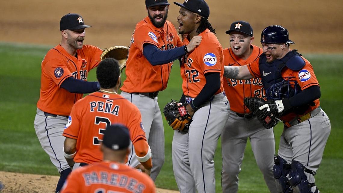 MLB roundup: 3 Astros combine for first no-no since '24