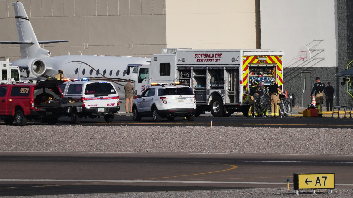 Attempt to evade police ends with plane damaged at Scottsdale Airport 