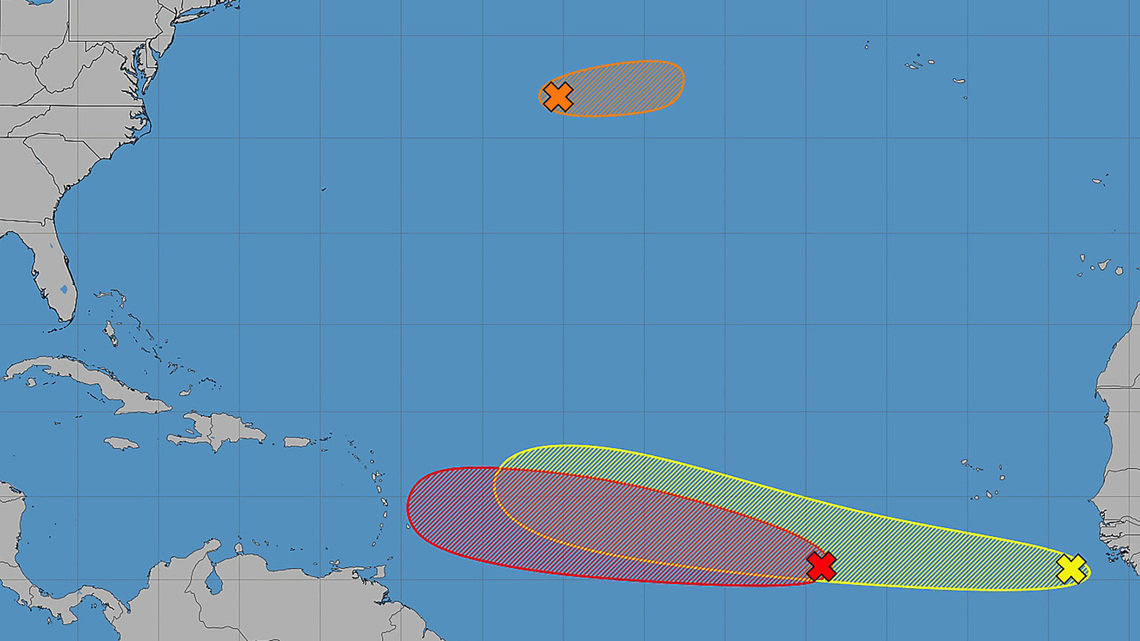 Hurricane center forecasts Atlantic system to become tropical depression