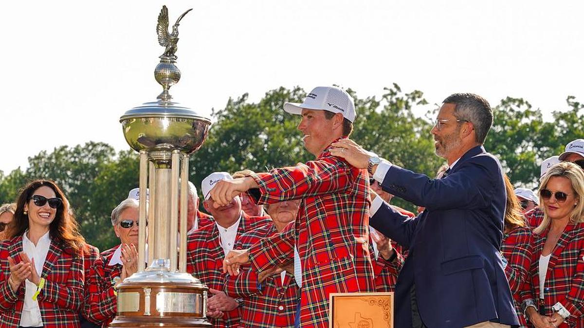  The Charles Schwab Challenge has a rich history at Colonial Country Club, tartan jackets and all. | Raymond Carlin III-Imagn Images 
