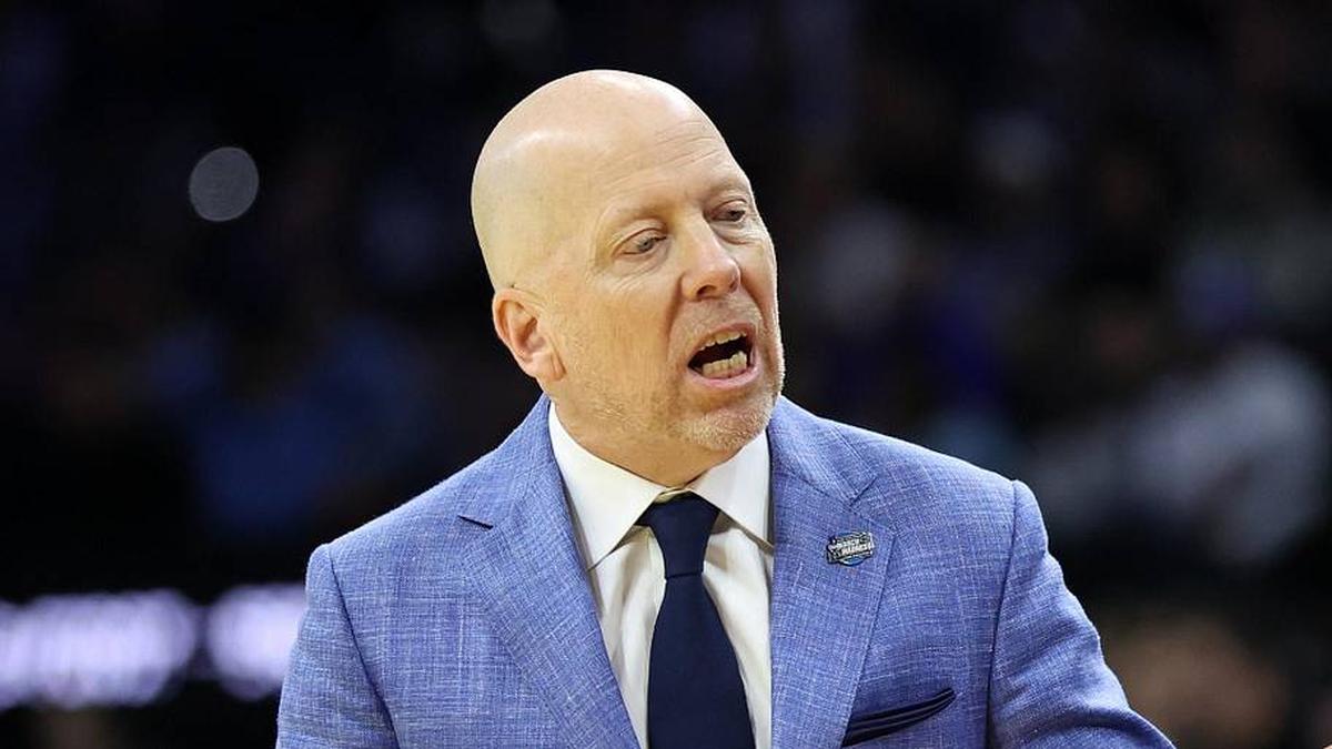  Mar 20, 2026; Philadelphia, PA, USA; UCLA Bruins head coach Mick Cronin reacts in the second half during a first round game of the men's 2026 NCAA Tournament at Xfinity Mobile Arena. Mandatory Credit: Bill Streicher-Imagn Images | Bill Streicher-Imagn Images 