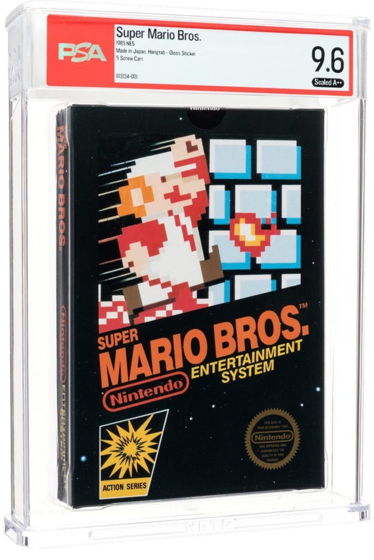  A copy of Super Mario Bros. has sold for a record-breaking $3 million, making it the most expensive video game of all time. (Heritage Auctions via SWNS) 