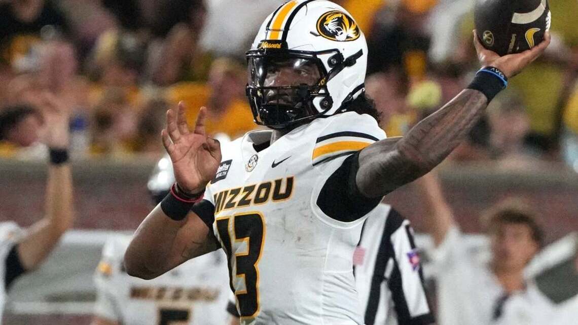 No. 23 Missouri heads to Kansas for Friday night 'Border War'