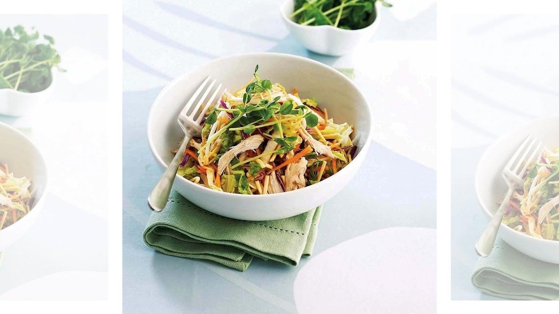 Fast + Fresh Asian-Slaw Chicken Bowl Recipe Is a Weeknight Dinner Winner