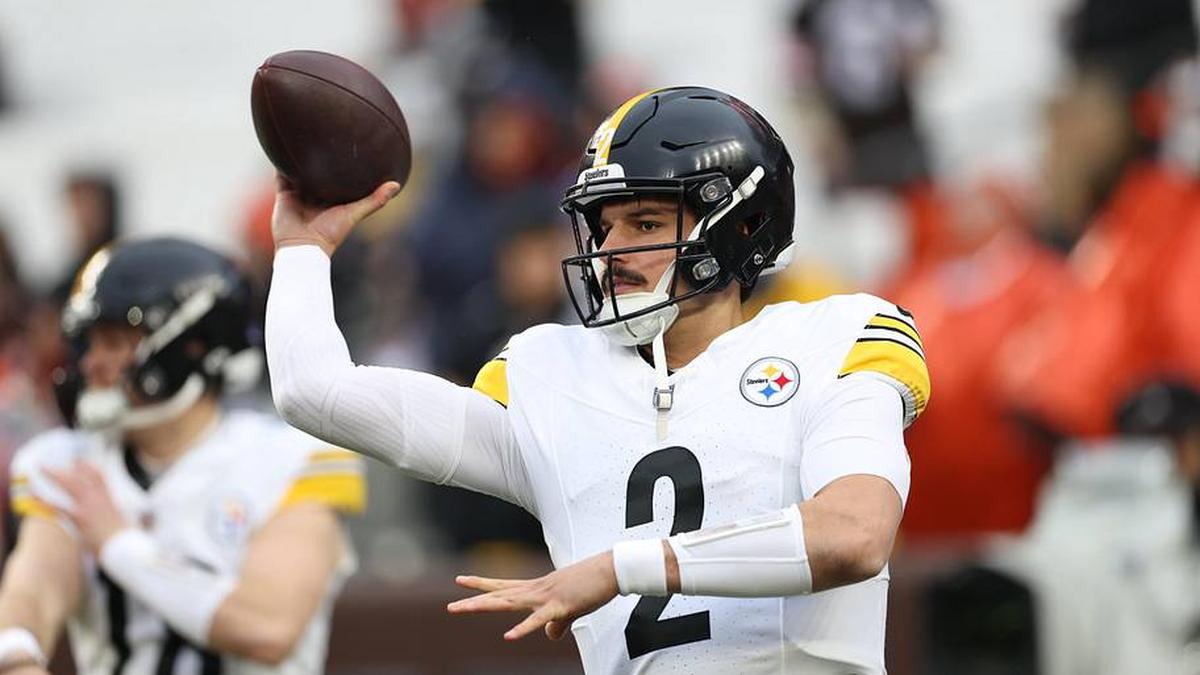  Mason Rudolph has spent the majority of his career as the backup in Pittsburgh. | Scott Galvin-Imagn Images 