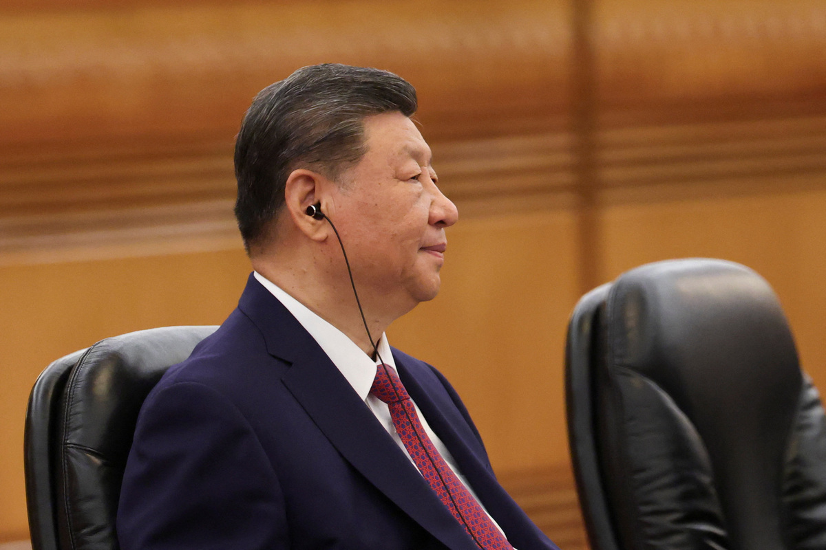 Chinese President Xi Jinping attends a bilateral meeting at the Great Hall of the People in Beijing, China May 20, 2026. REUTERS/Maxim Shemetov/Pool/File Photo
