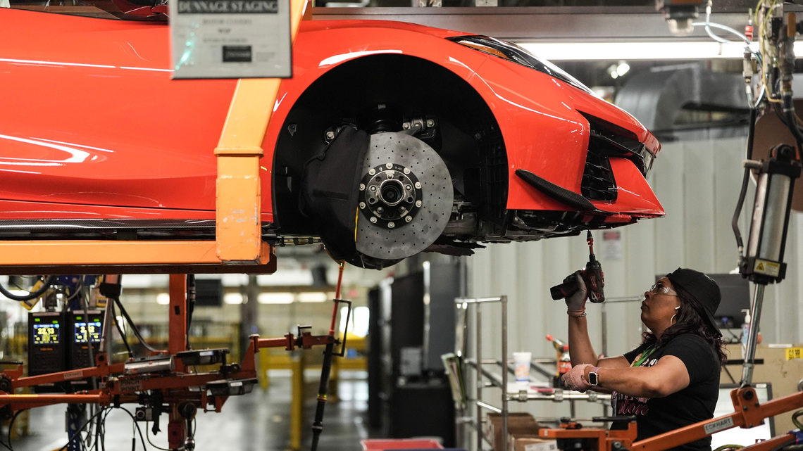 A sneak peek inside the factory where Chevrolet hand assembles the Corvette | Exclusive 