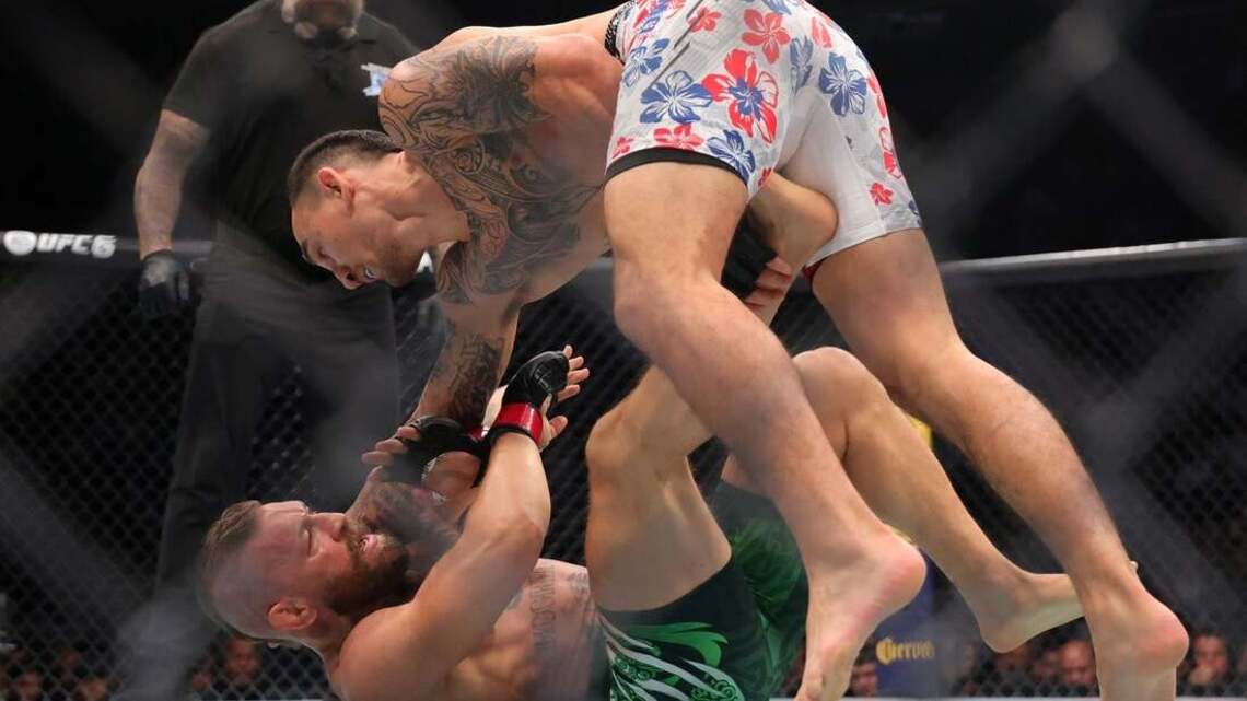 Holloway-McGregor drives record MMA handle for UFC 329 