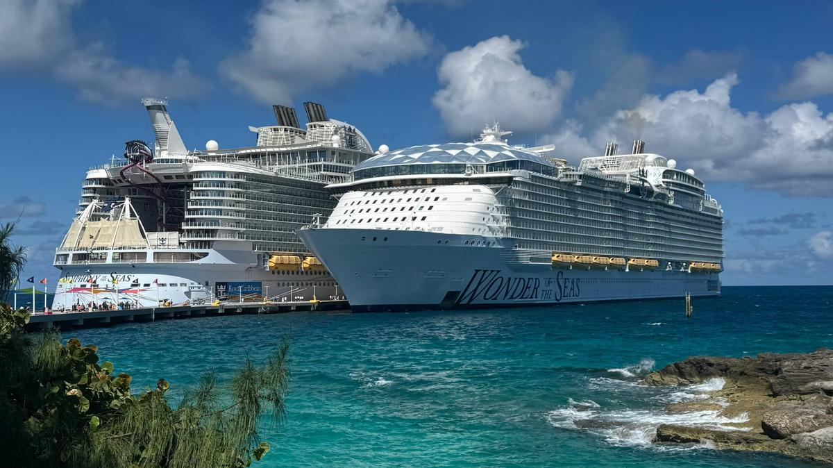 Symphony and Wonder of the Seas. 