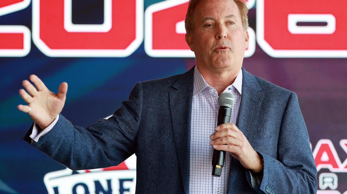Texas Attorney General Ken Paxton campaigns as a Republican candidate for U.S. Senate at an event on Feb. 28, 2026, in Fort Worth, Texas. (Richard Rodriguez/Getty Images/TNS)