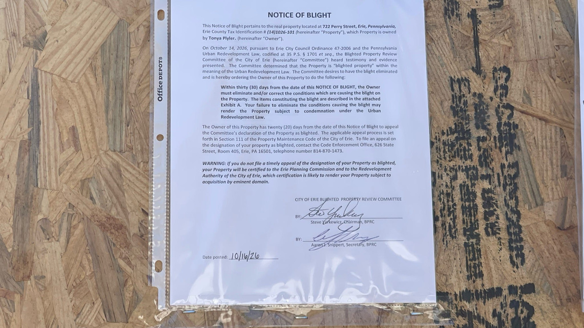 City of Erie obtains home of mass shooting. Demolition pending