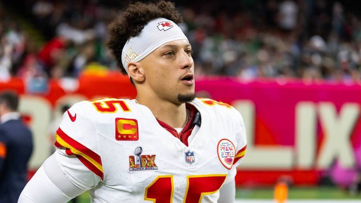  Feb 9, 2025; New Orleans, LA, USA; Kansas City Chiefs quarterback Patrick Mahomes (15) against the Philadelphia Eagles in Super Bowl LIX at Ceasars Superdome. | IMAGN IMAGES via Reuters Connect 