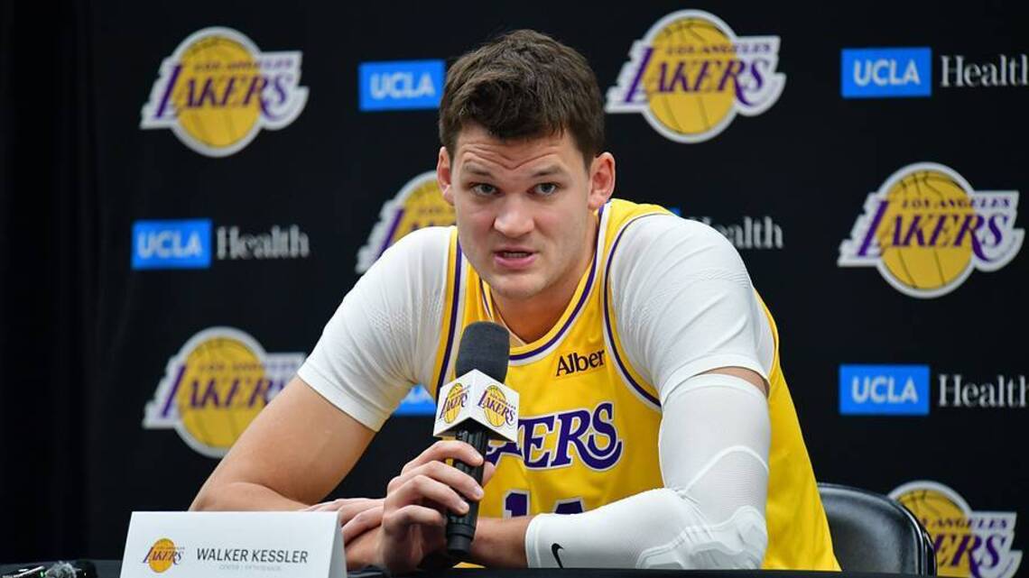 Walker Kessler Believes New-Look Lakers Will Be 'Nasty' Defensively