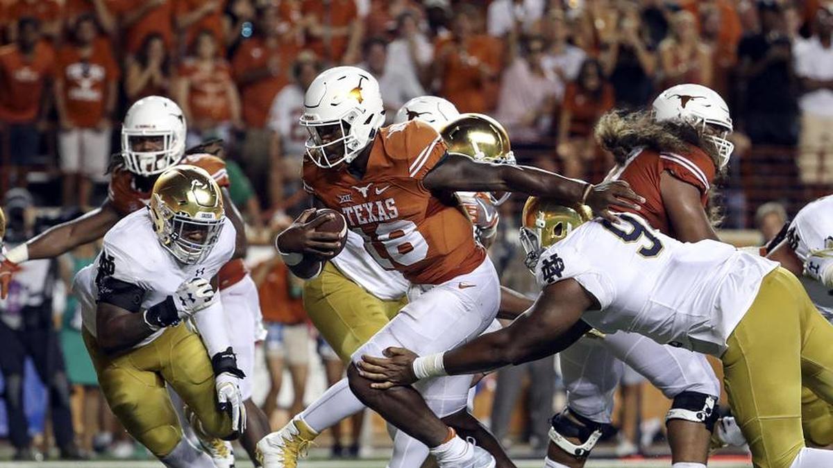  Texas and Notre Dame last played a home-and-home in 2015 and ‘16, with each team winning its home game in the series. | Kevin Jairaj-Imagn Images 