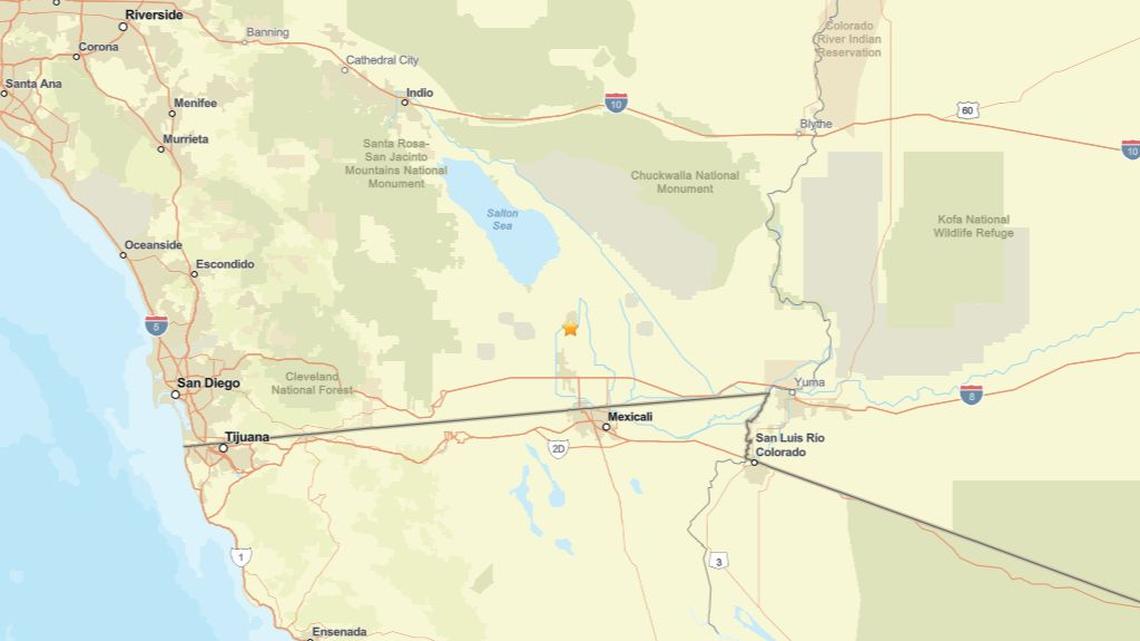 Update: May 11 - 2.5 magnitude earthquake detected close to Brawley, CA 