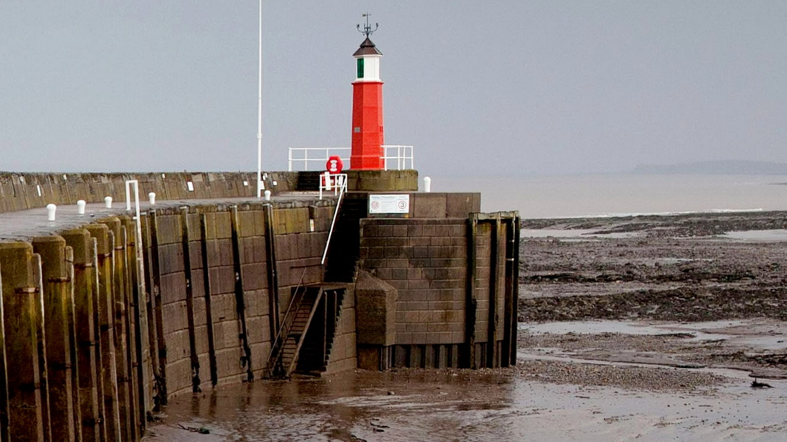 The historic Watchet Lighthouse. (SWNS). 