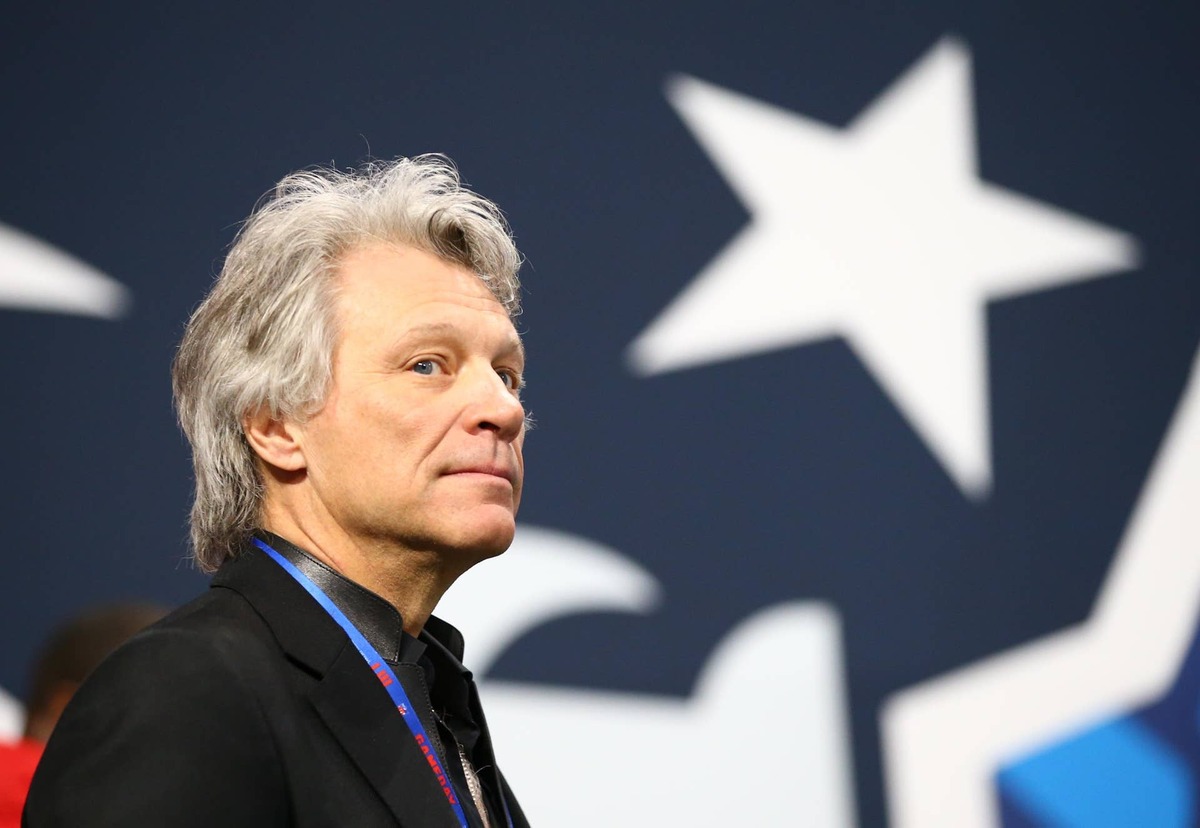  Recording artist Jon Bon Jovi arrives before Super Bowl LIII between the New England Patriots and the Los Angeles Rams at Mercedes-Benz Stadium. Mark J. Rebilas-USA TODAY Sports