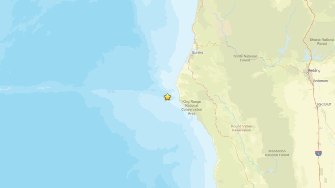 2.5 magnitude earthquake registered close to Petrolia, CA on Sept. 21 