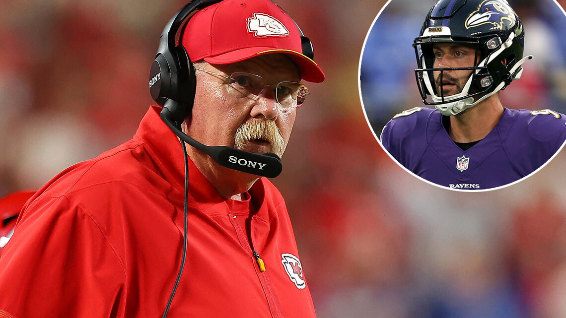 Andy Reid Criticized for Message to 'Female Fans' After Justin Tucker Signing 