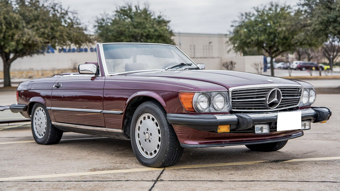 Gorgeous Cabernet Red 1988 Mercedes-Benz 560SL For Sale For $... 