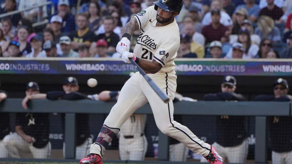 Emmanuel Rodriguez homers in 1st AB as Twins clip Guardians 