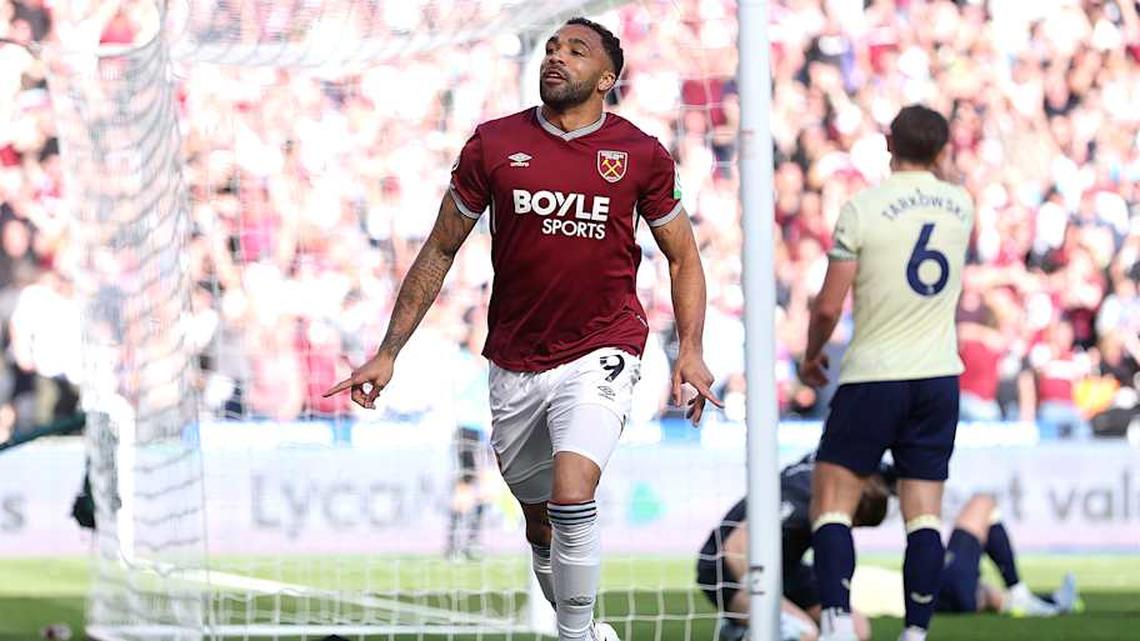  Callum Wilson scored a vital goal for West Ham's survival hopes. | West Ham United FC/Getty Images 