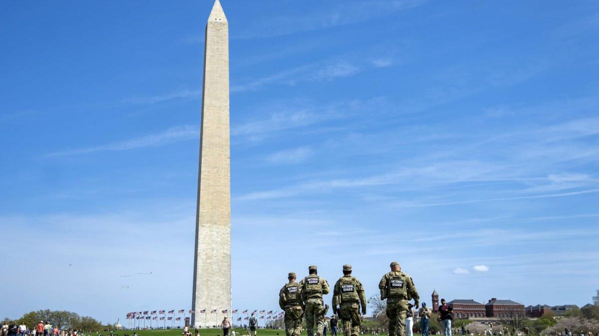 A man approached by law enforcement officials near the Washington Monument opened fire and engaged in a shootout, which resulted in a nearby child -- as well as the suspect himself -- being hospitalized with injuries. File Photo by Bonnie Cash/UPI