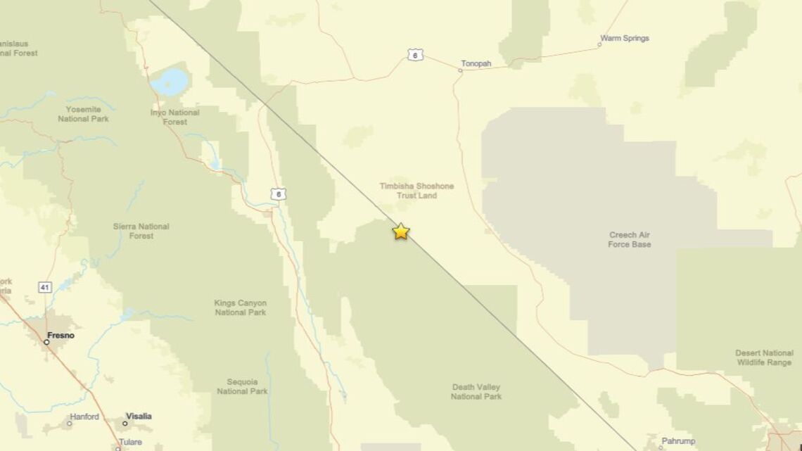 Update: Earthquake measuring 2.1 struck area near Silver Peak, NV on Sept. 22 