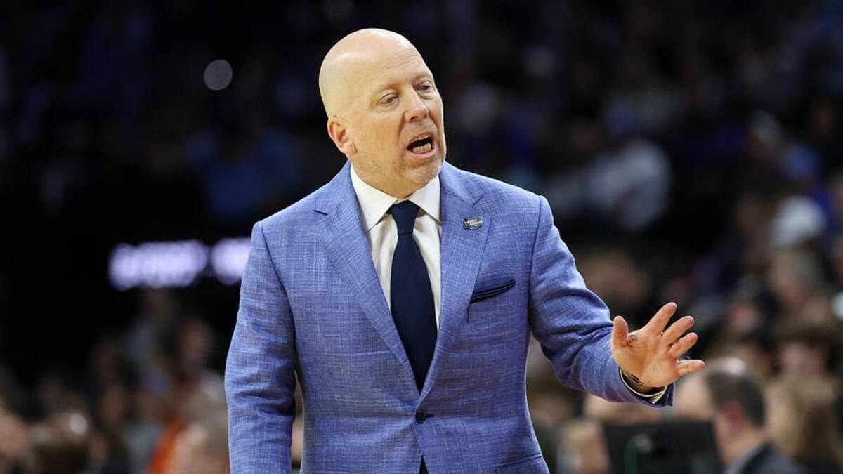  Mar 20, 2026; Philadelphia, PA, USA; UCLA Bruins head coach Mick Cronin reacts in the second half during a first round game of the men's 2026 NCAA Tournament at Xfinity Mobile Arena. Mandatory Credit: Bill Streicher-Imagn Images | Bill Streicher-Imagn Images 