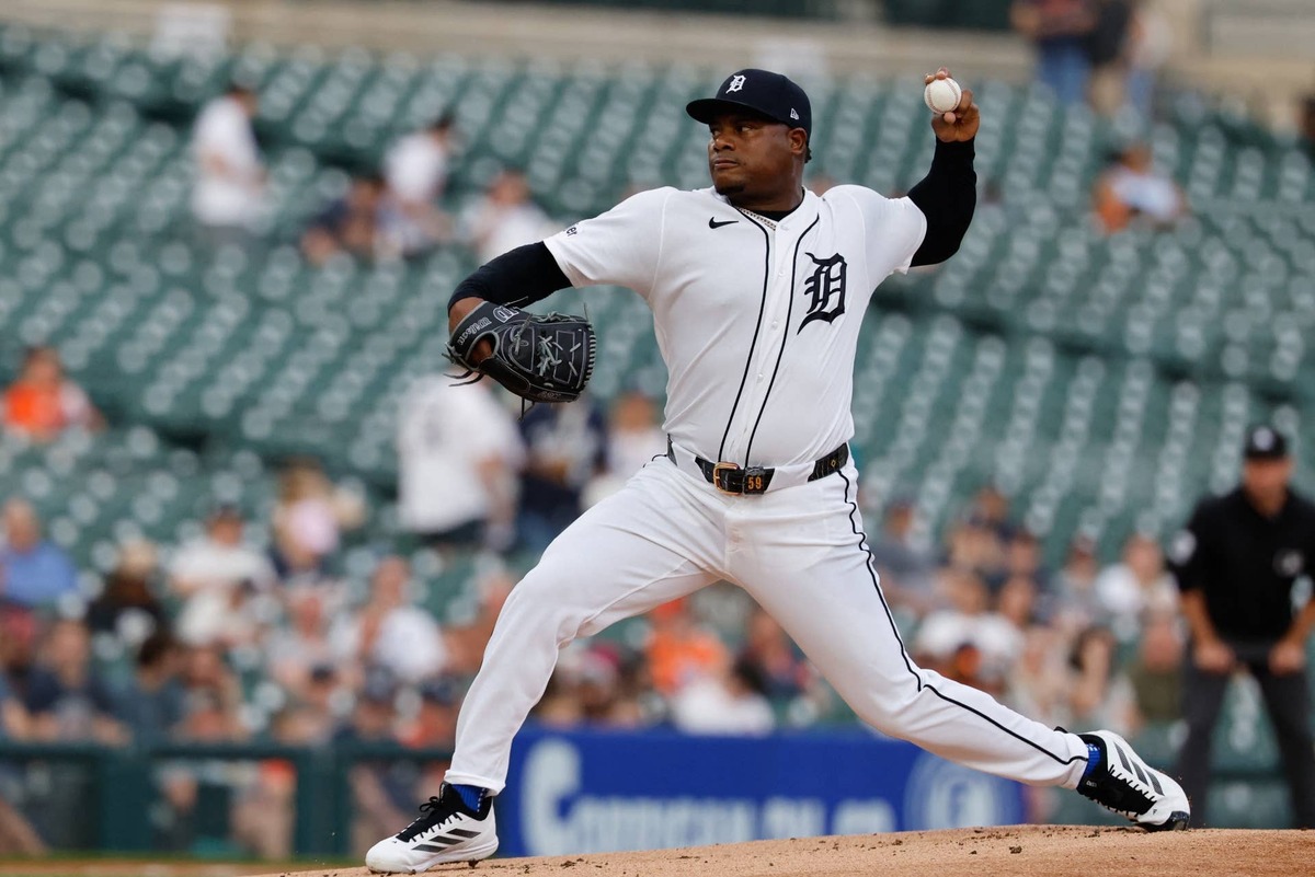  Detroit Tigers pitcher Framber Valdez (59) Rick Osentoski-Imagn Images
