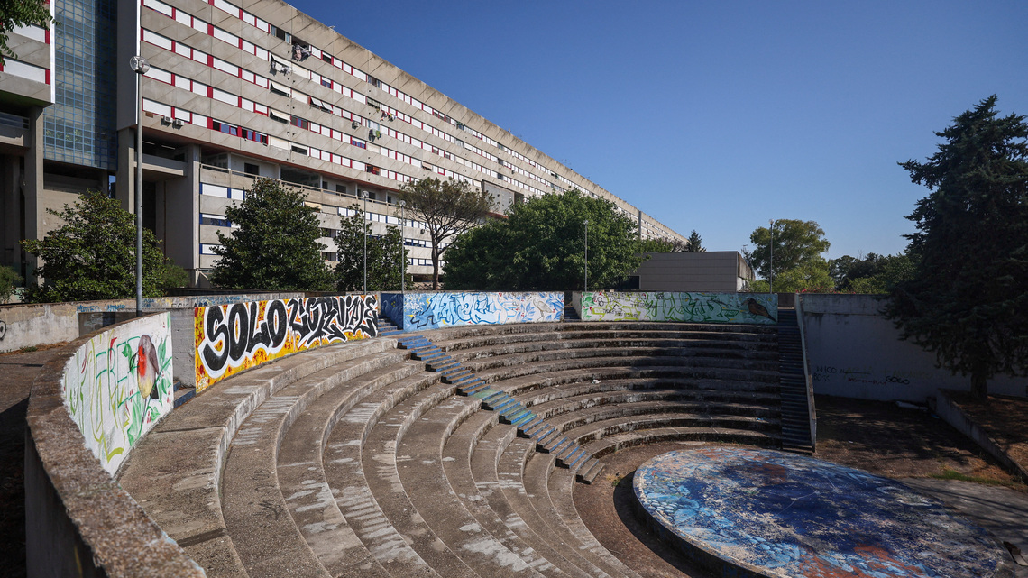 Climate-focused regeneration breathes hope into a long-neglected Rome suburb 