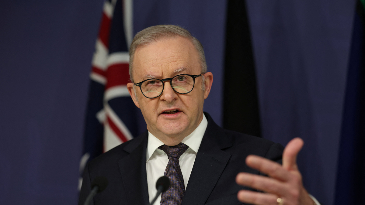 Australia's Prime Minister Anthony Albanese gestures during a press conference, in Sydney, Australia, June 18, 2026. REUTERS/Hollie Adams