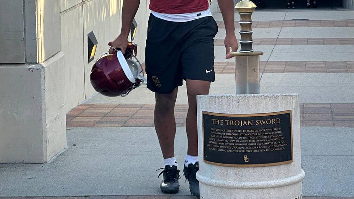  USC Trojans freshman wide receiver Trent Mosley | USC Trojans freshman wide receiver Trent Mosley 