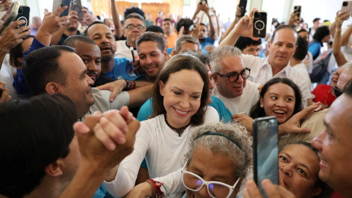 Venezuela opposition leader Maria Corina Machado returns to Venezuela 