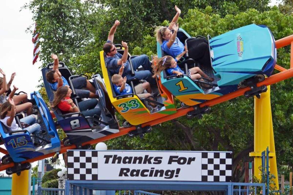 The mini roller coaster at Adventure City in Anaheim is fun for kids and parents. Photo credit: Visit Anaheim 