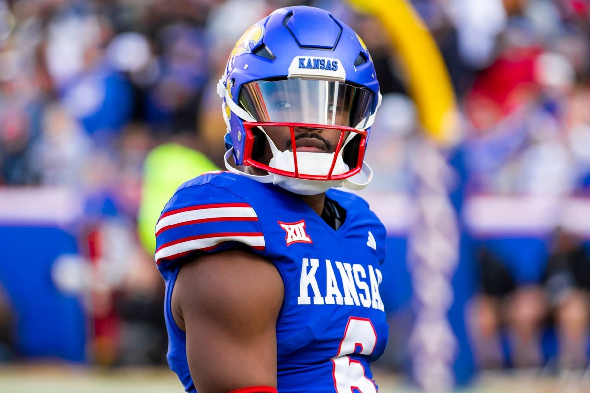  Jalon Daniels put up big numbers during his career at Kansas. (Nick Tre. Smith-Imagn Images) © Nick Tre. Smith-Imagn Images