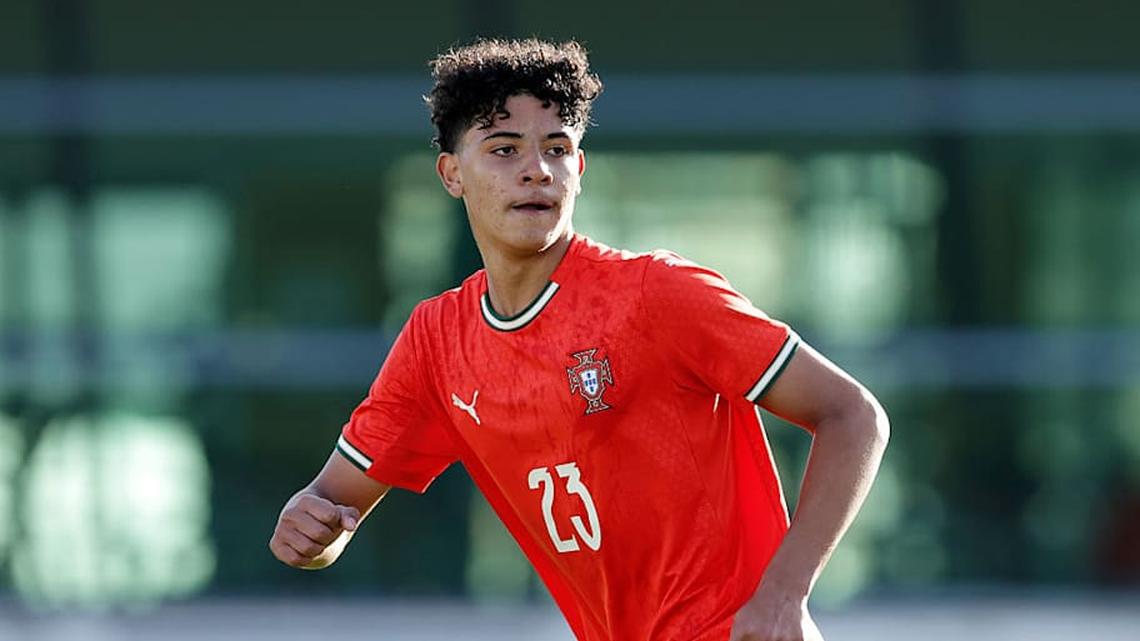  Cristiano Ronaldo Jr is a Portugal youth international. | Eric Verhoeven/Soccrates/Getty Images 