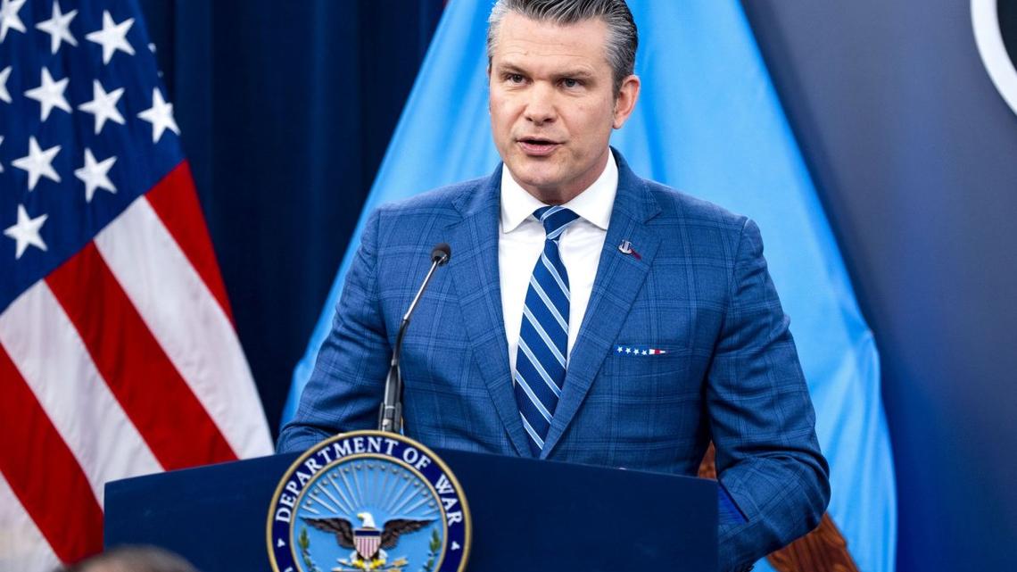 Hegseth says Strait of Hormuz blockade will last ‘as long as it takes'