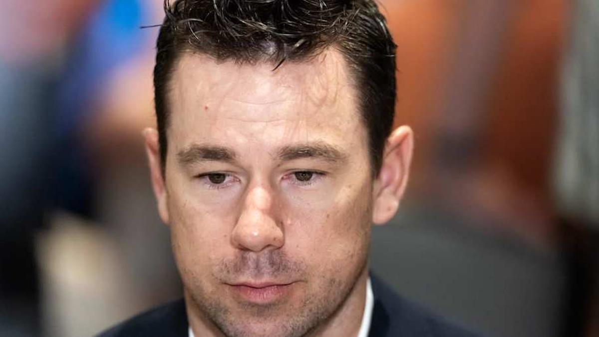  Mar 31, 2026; Phoenix, AZ, USA; Las Vegas Raiders head coach Klint Kubiak during the 2026 NFL Annual League Meeting at the Arizona Biltmore. Mandatory Credit: Mark J. Rebilas-Imagn Images | Mark J. Rebilas-Imagn Images 