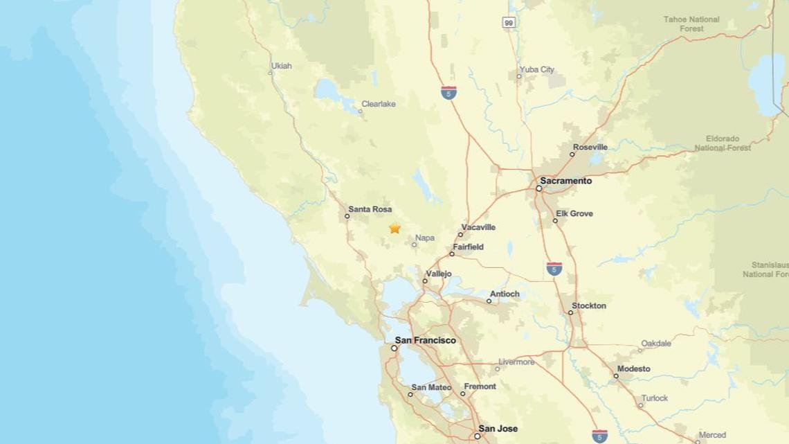 Earthquake measuring 2.2 struck area near Yountville, CA on May 2 