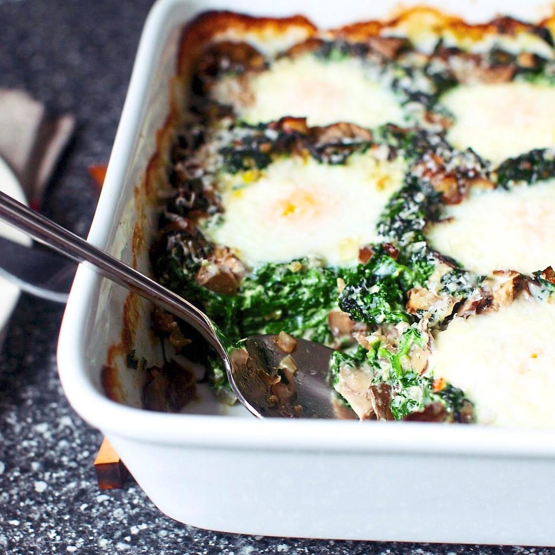 Deb loves cooking Thanksgiving dishes in sheet pans with high sides@smittenkitchen/Instagram