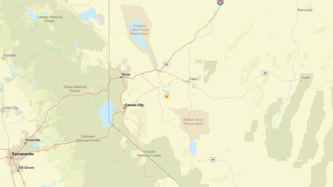 April 17: Earthquake of 2.0 magnitude recorded close to Silver Springs, NV 
