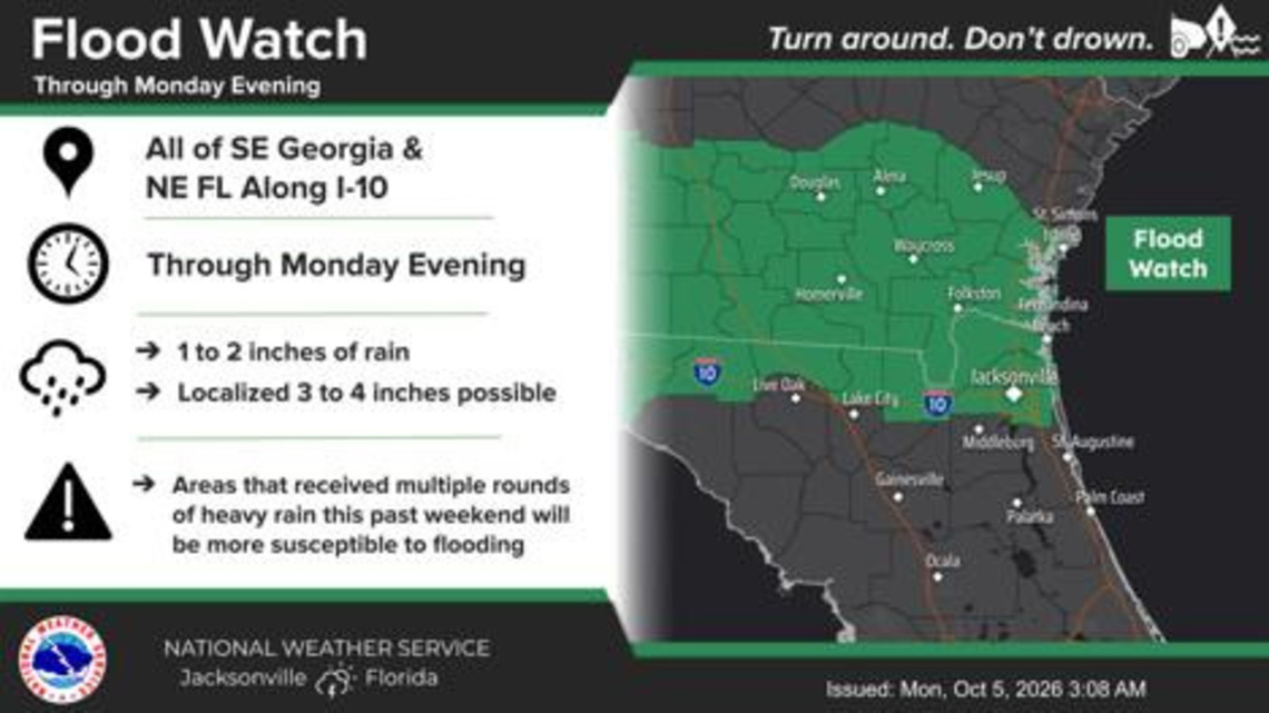 As tropical depression looms in Gulf, what should Jacksonville expect? 