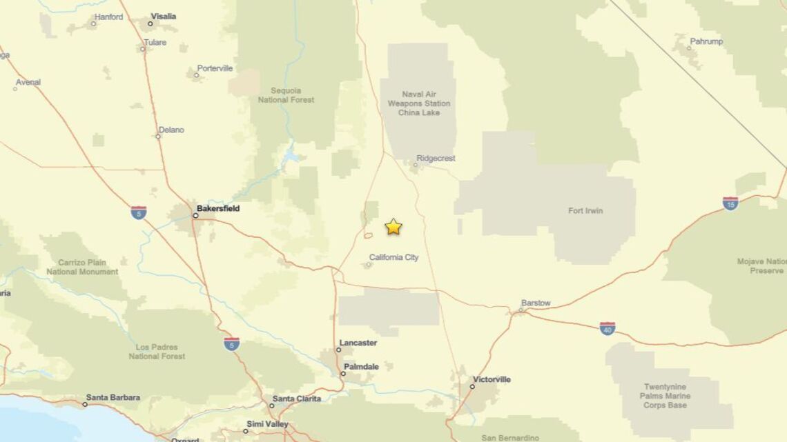 Update: 2.1 magnitude earthquake recorded close to Johannesburg, CA on Aug. 24 
