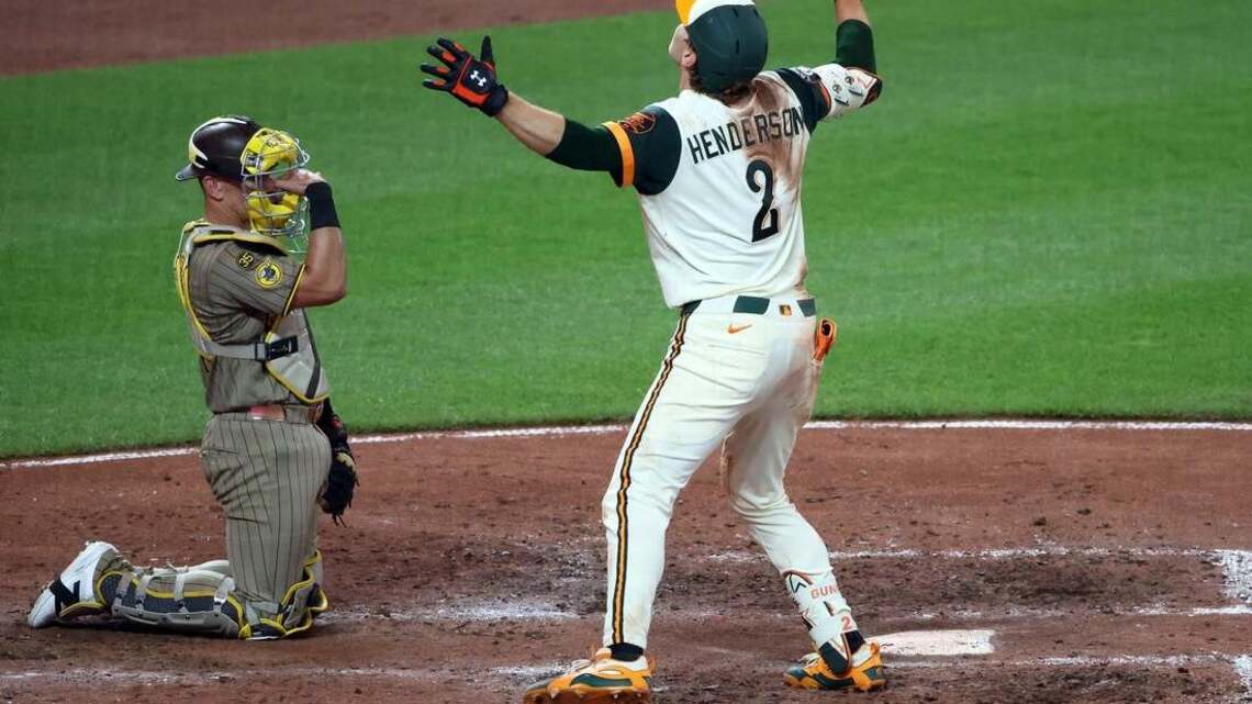Orioles' Gunnar Henderson eager to continue power surge vs. Padres 