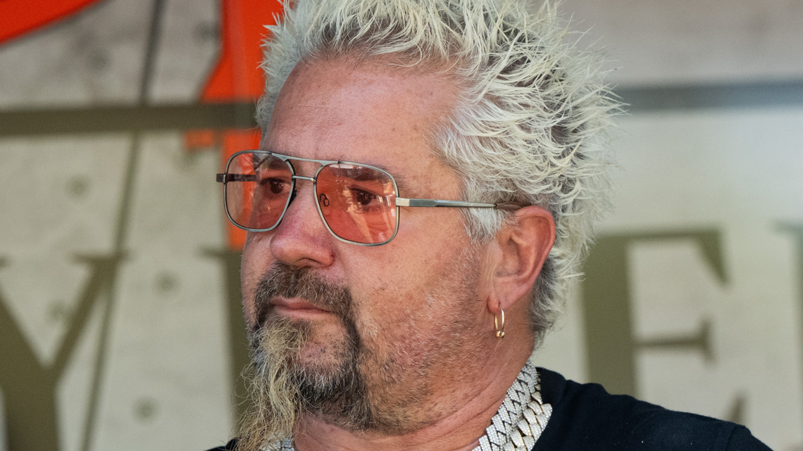 Fans Baffled After Guy Fieri Caught Greeting 'Mayor of Misogyny Town' 