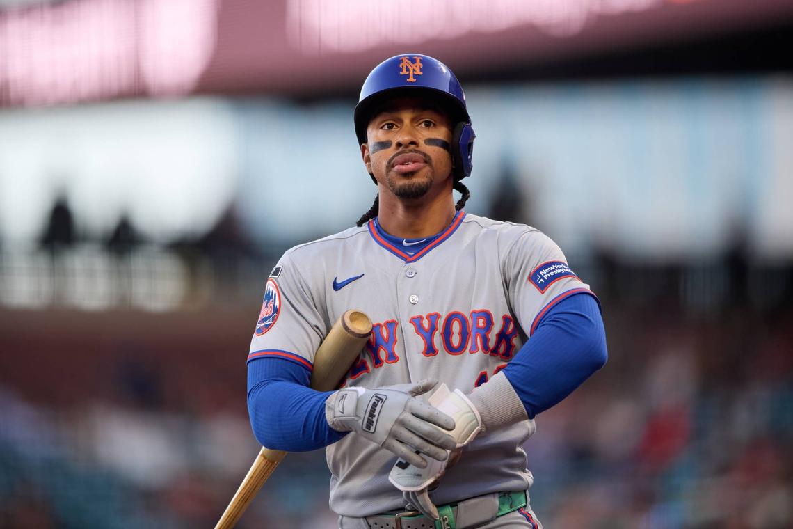  New York Mets infielder Francisco Lindor (12) © Robert Edwards-Imagn Images