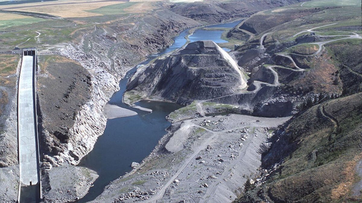 On June 5, 1976, the Teton River Dam in Idaho, the remains of which are pictured, collapsed as it was being filled for the first time, killing 11 people, flooding 300 square miles and causing an estimated $1 billion damage. File Photo courtesy the Department of the Interior's Bureau of Reclamation